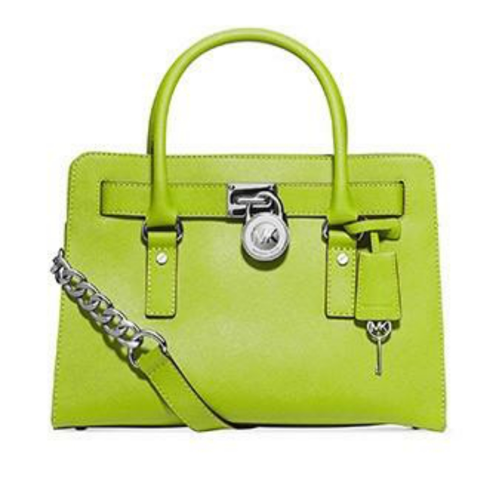 New with tags, Michael Kors Hamilton e/w leather